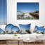 Coussin lombaire avec vagues seascape sea