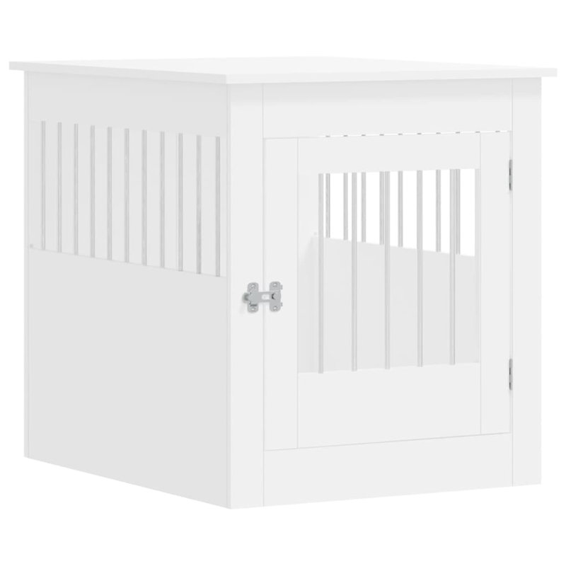 Pet Crate, 71cm H x 64.5cm W x 80cm D, White