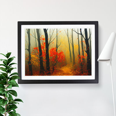 Flowing Autumn Forest - Single Picture Frame Print