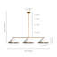 Fairhope 3 Light Dimmable Pendant-304625133