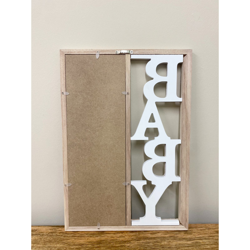 Ezmae Beige Wood Picture Frame