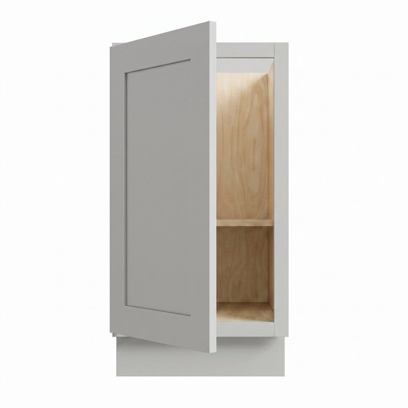 Armoire de cuisine Modern Shaker, cadre en bouleau massif et boîte en contreplaqué, glissières et charnières à fermeture en douceur, tailles modulaires pour une disposition personnalisée (12 po à 36 po)