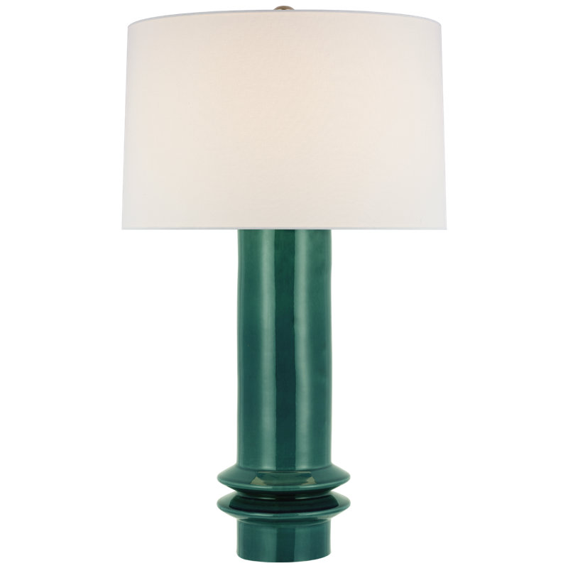 Montaigne Table Lamp, Emerald Green