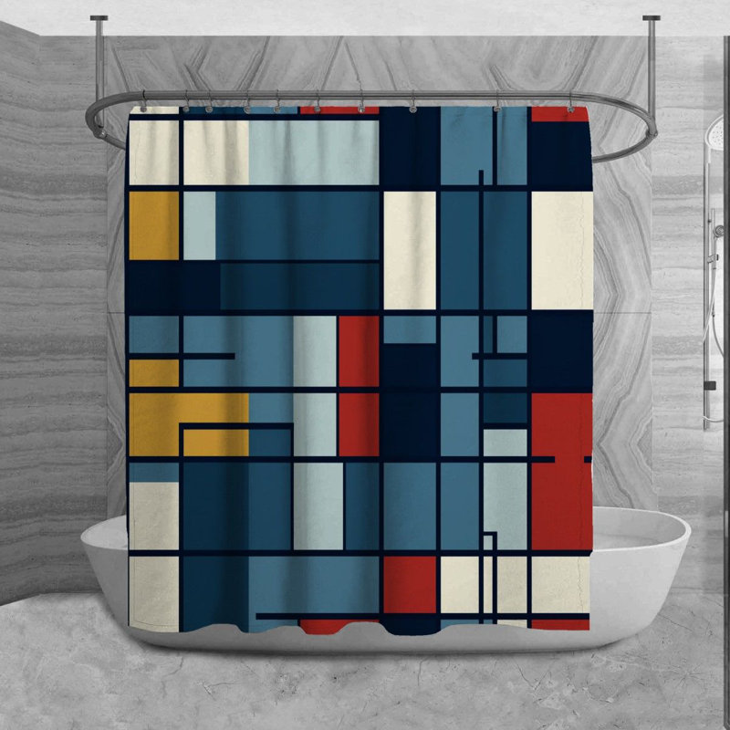 Rideau de douche Rezart, H 93 po x l 70 po