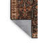 Tapis art déco brun lavable à la machine-1944492712
