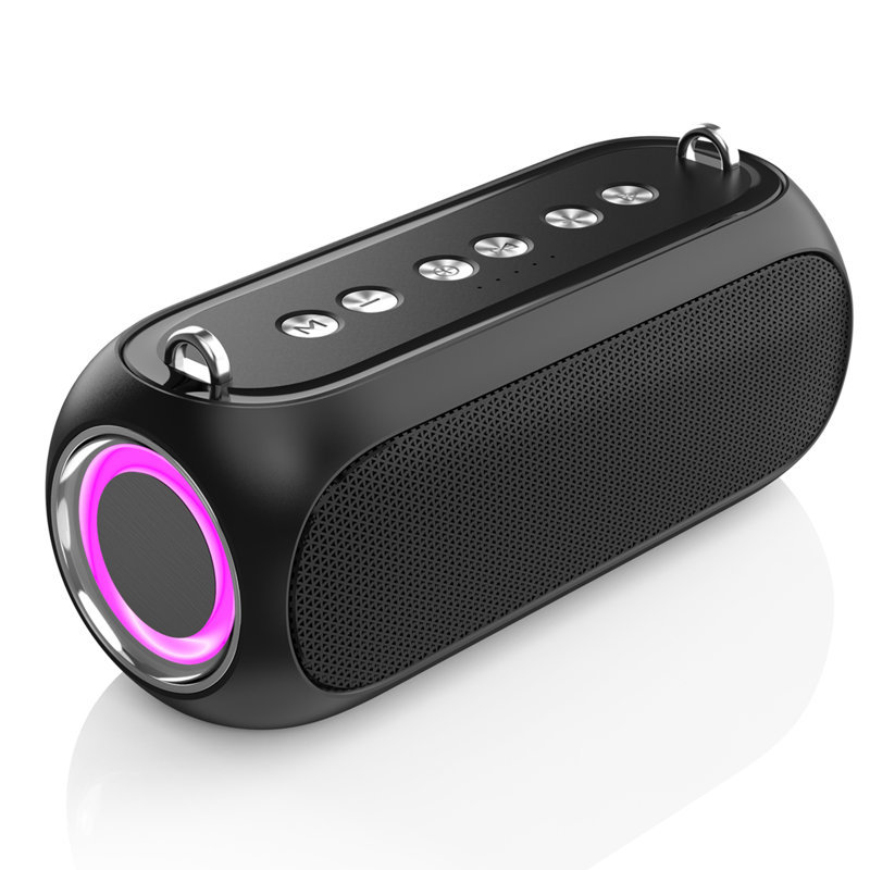Haut-parleur portatif Bluetooth d'extérieur avec lumière réglable et lumière réglable