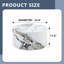 Table basse 23,6 po Marble Texture