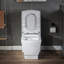 Toilette allongée une pièce à double chasse-58713036