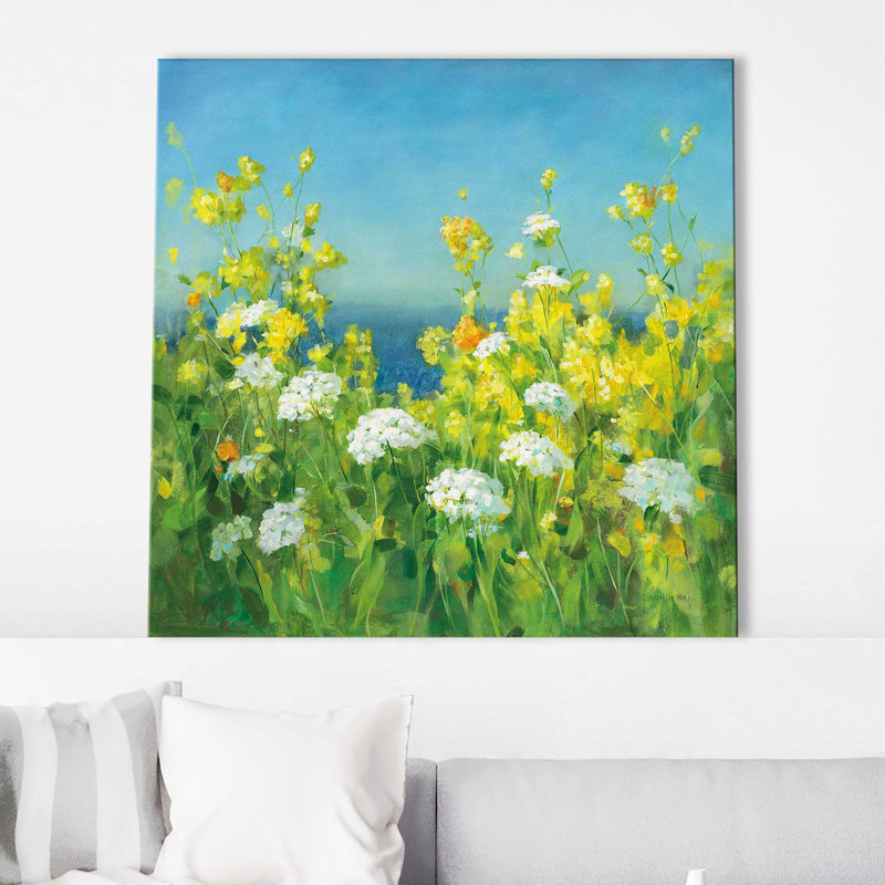" Golden Hour ", 18" H x 18" W x 1" D, Wrapped Canvas