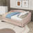 Upholstered Daybed with Twin Trundle and Light-122739105-122739119