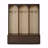 Wooden Style Finish Hall Tree With Storage Function Rack With Arched Design, Elegant Design 59" Width For Entryway Use Bench With 8 Retro Style Hooks, Rustic Style With Coat Rack And  Shoe Organizer With 3 Drawer Storage-1386040378
