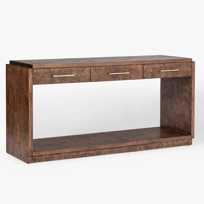 Wabi-sabi-style retro simple console table
