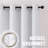 Thick Linen Farmhouse Window Curtain Drapes Linen Curtains 84 Inch Length for Living Room 96 Inches Grommet for Farmhouse Textured Curtains 2 Panels Set-822882667-822882964