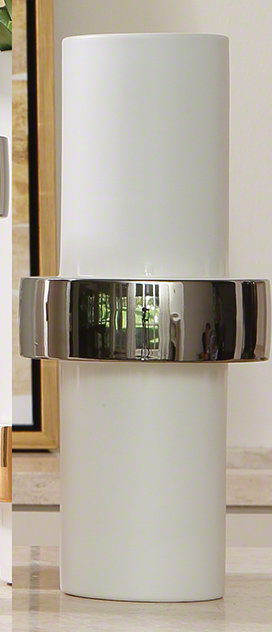 Silver Ring Vase-Mid