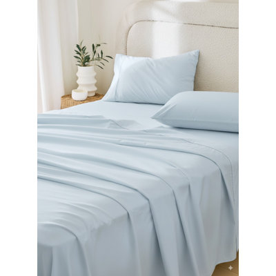 Ensemble de draps 4 pièces très grand 600 fils en coton Rug Branch