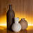 Rustic Farmhouse Ceramic Vase Set Of 3-700326761