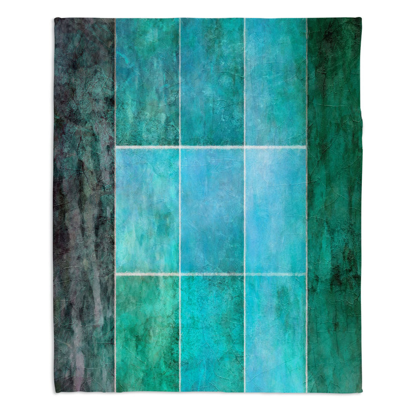 Hand Woven Throw Blanket, 51" x 60"