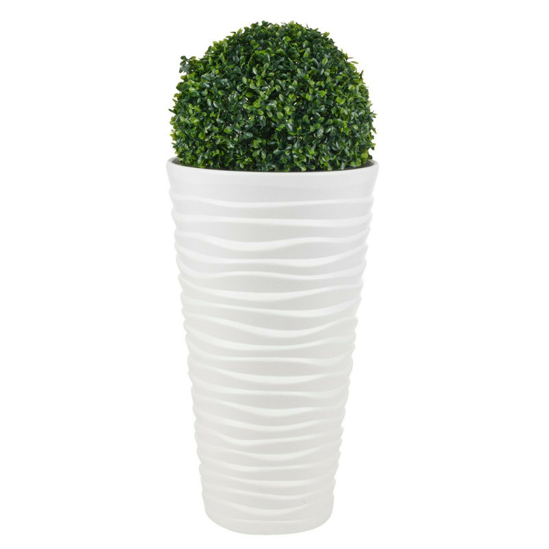 Brandenburg Pot Planter, White