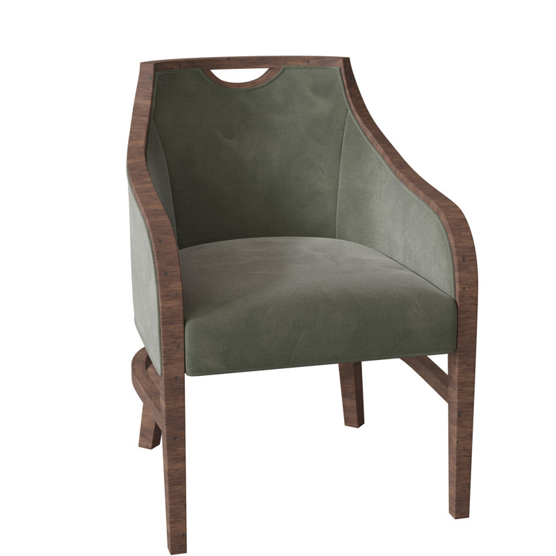 Fauteuil l 24 po Anthony, Noyers, 9953 polyester saule