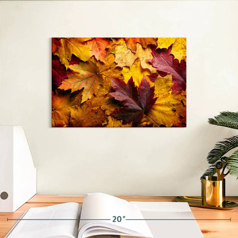Feuilles d'automne Alvord, H 8 po x l 12 po
