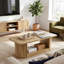 Pedestal Coffee Table with Storage