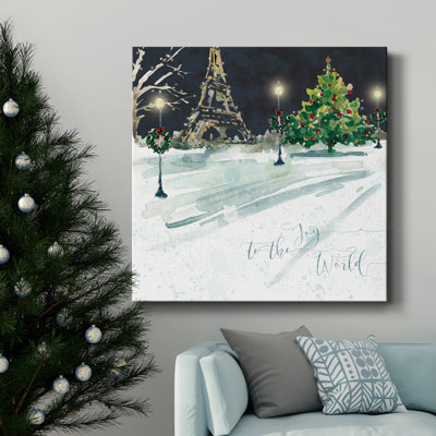 Paris Joy - Wrapped Canvas Print
