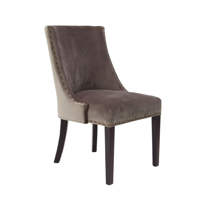 Chaise rembourrée Brazeal, Brun