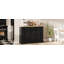 Buffet avec rangement TREXM, console de cuisine avec 5 tiroirs, 2 armoires, tablettes réglables, buffet pour la salle à manger, le salon, le vestibule (noir)