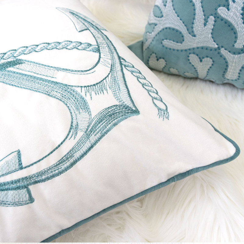 Amriel Throw Pillow, Teal