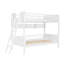 Lit superposé en bois avec 3 tablettes de rangement-938363925