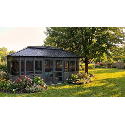 Colorado 20.5 Ft. W x 11.5 Ft. D Manufactured Wood Patio Gazebo Gazebo