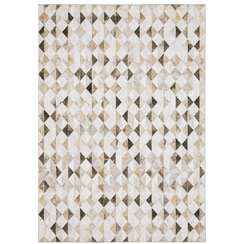 Kesan Geometric Indoor Rug, Rectangle 8'9" x 12'