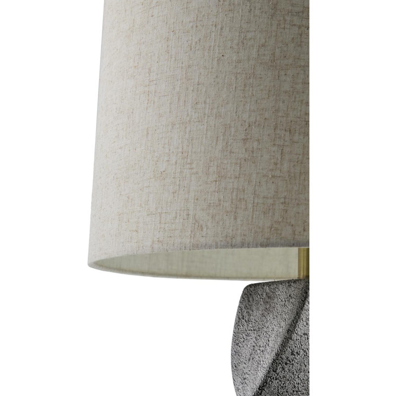 Lampe de table Kaiulani, Gris / Cuivre