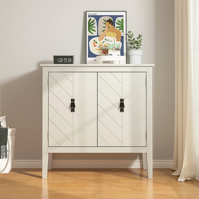 Quesean Accent Cabinet, White