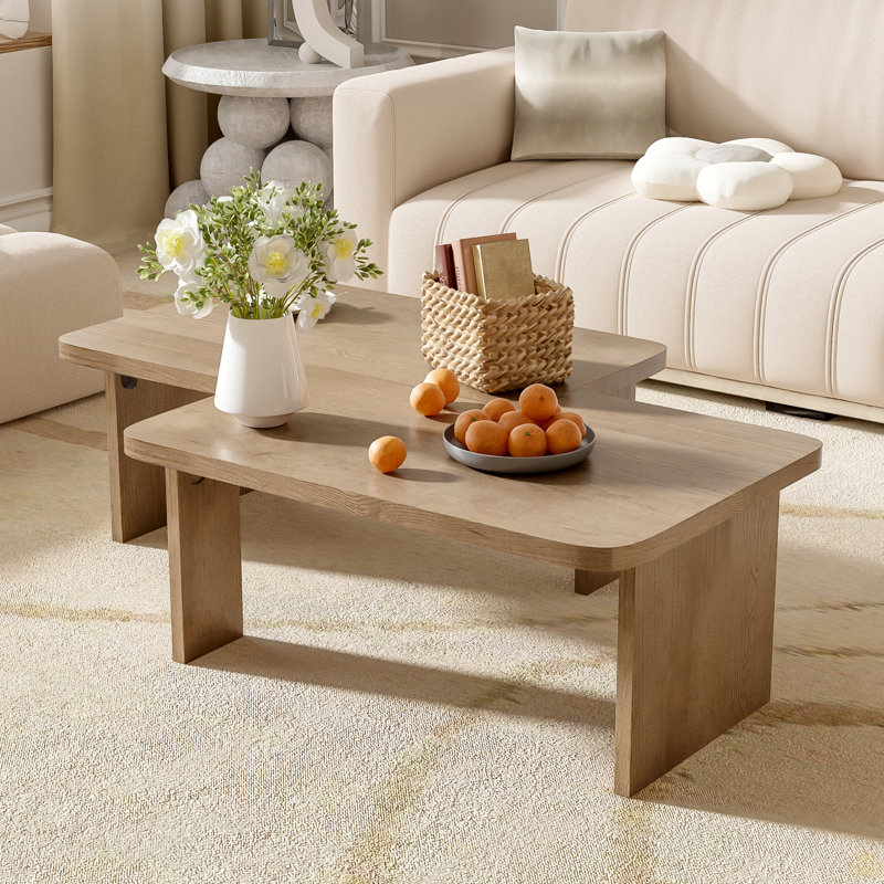 Ensemble de tables basses, Tables basses rectangulaires