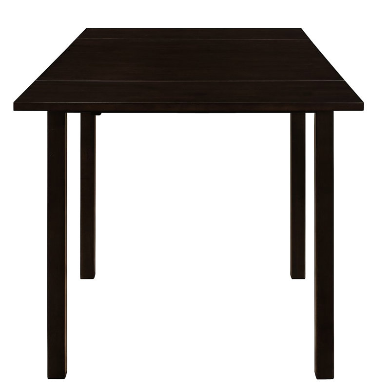 Cappuccino Dining Table with Drop Extension Leaf