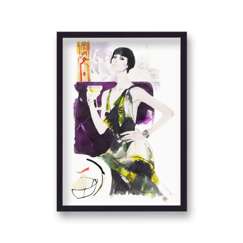 Erin Couture 2 by David Downton - Single Picture Frame Print