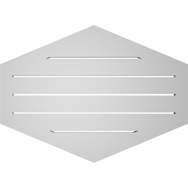 Pente verticale verticale en uréthane 5 pi, H 22 po x l 30 po x P 1,5 po