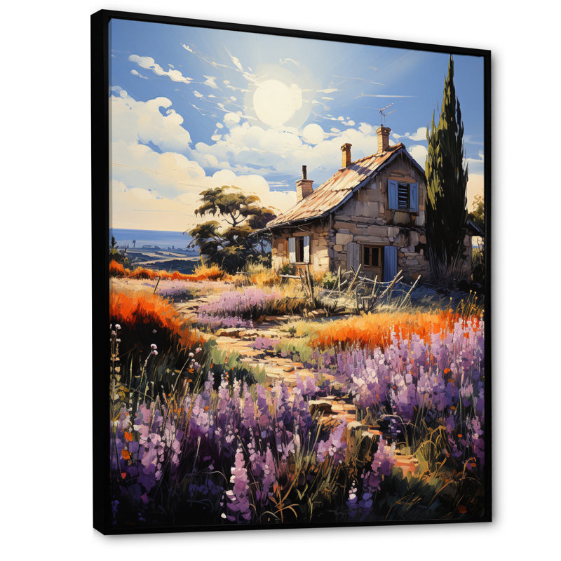 Hilkowski Farmhouse Garden Whispers Pointillism II, Noir, H 20 po x l 12 po x P 1 po