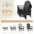 Blancheville HDPE Stacking Adirondack Chair-2098184444