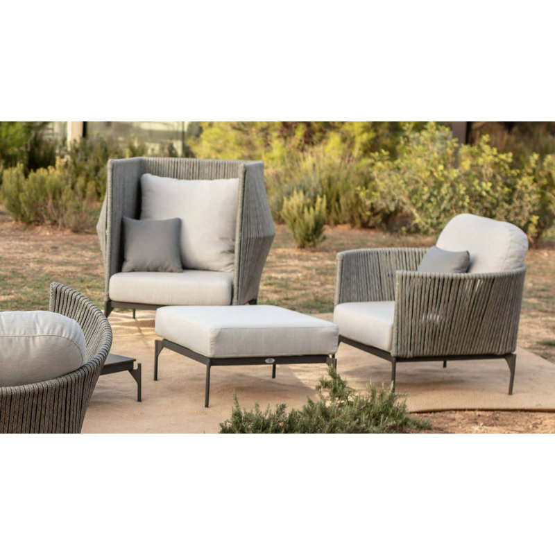 Boston Outdoor Lounge Chair, Canvas Canvas Sunbrella® Canvas
