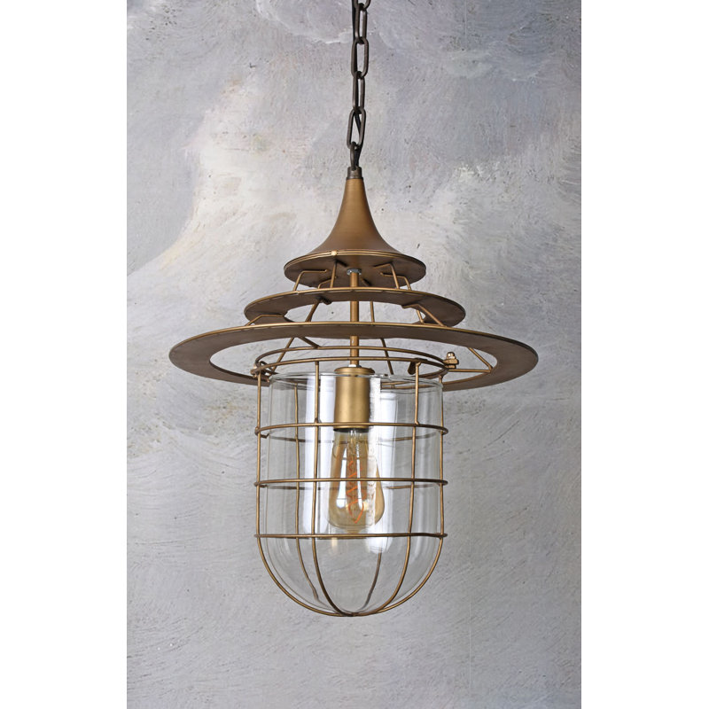 Westleigh 1 - Light Gold Geometric Pendant