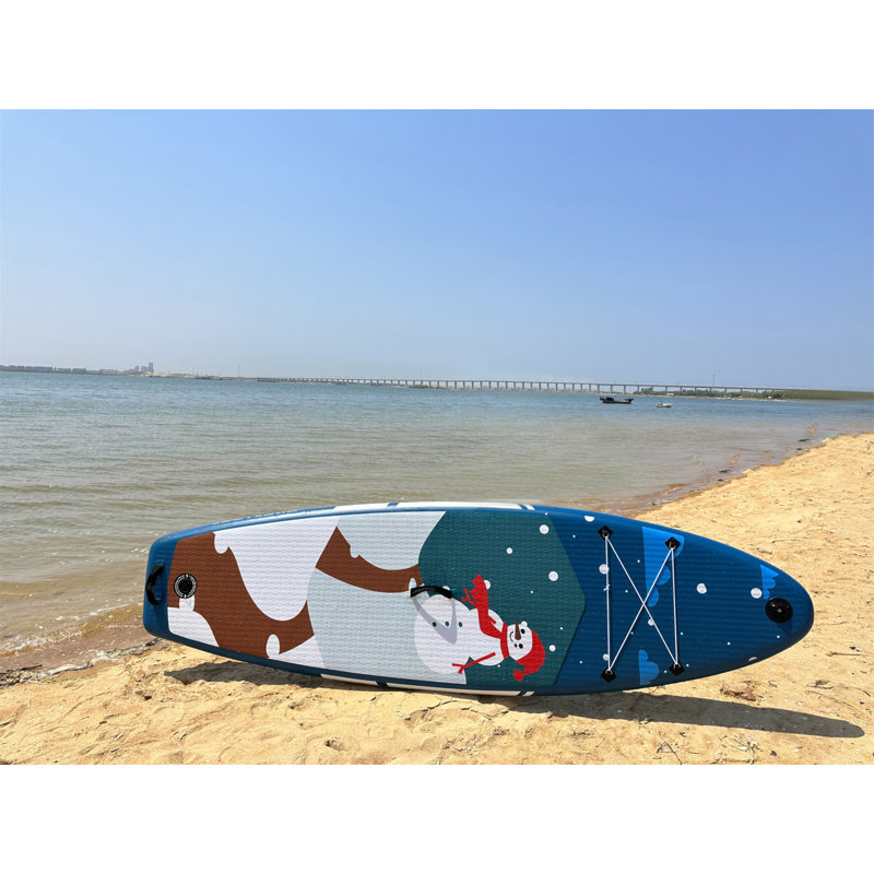 Planche de pagaie debout gonflable 9,9 pi x 33 po x 5 po avec accessoires
