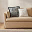 Carr 20po coussin de fausse fourrure crème