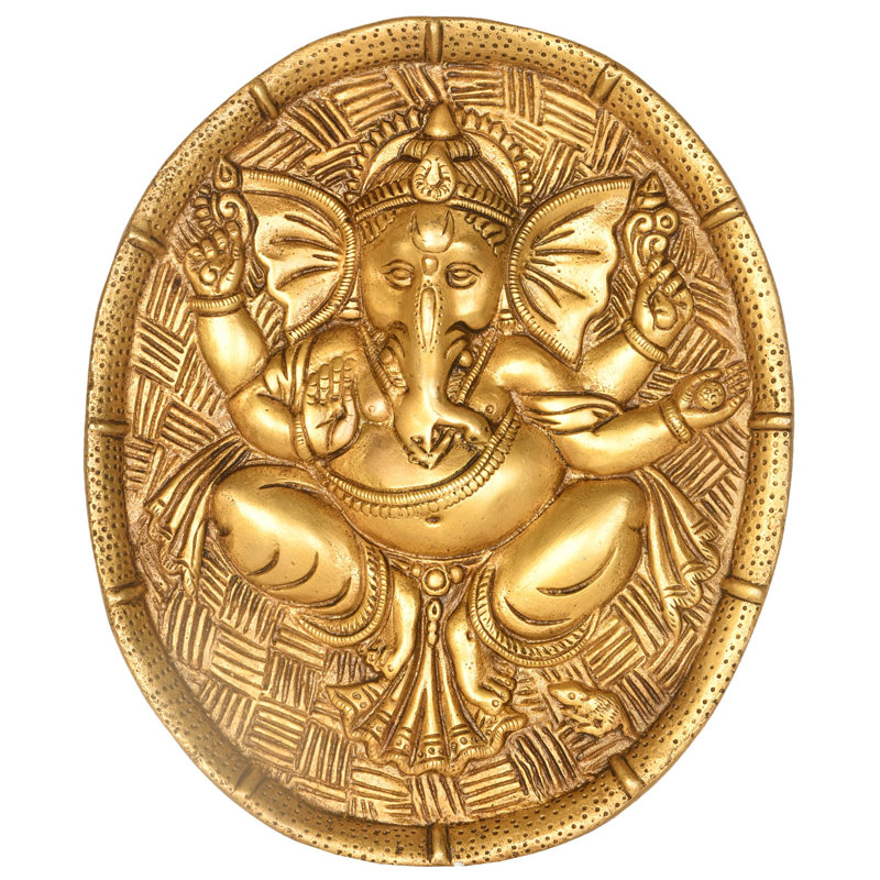 Assiette murale lord Ganesha