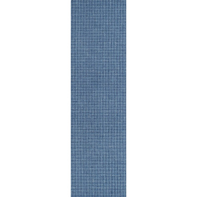 Bryn Hand Tufted Wool Abstract/Houndstooth Area Rug in Indigo/White