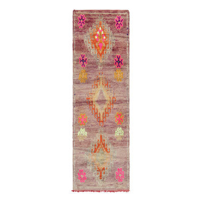 One-of-a-Kind 2'6X8'9 Hand Knotted Area Rug