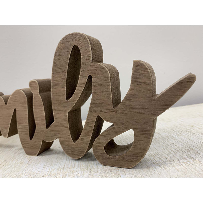 Akeya Text & Numbers Letter Block