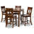 Jurrian 5 - Piece Counter Height Solid Oak Dining Set
