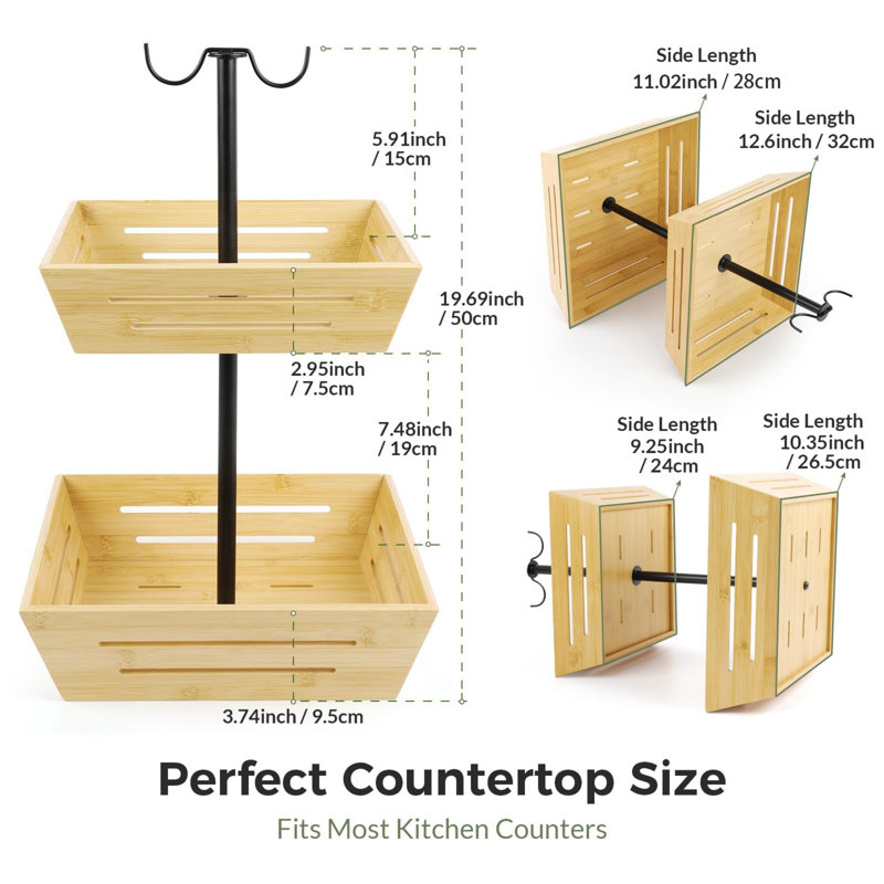 Brambly Cottage Bamboo Fruit Basket